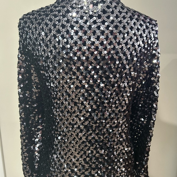 Gorgeous, sequin, vintage blazer - Picture 6 of 10